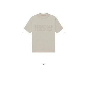 Fear of God Essentials Light Gray Tee